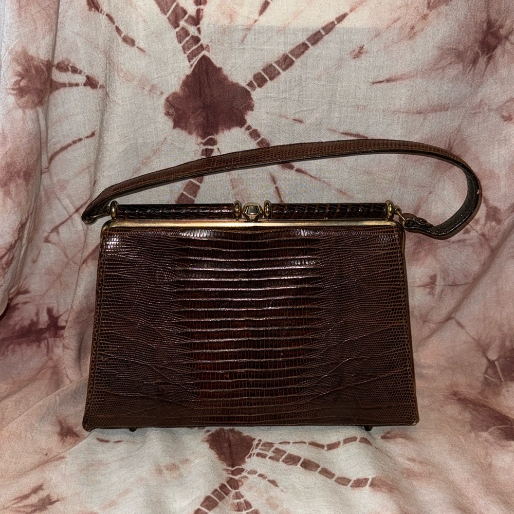 Vintage structured handbag